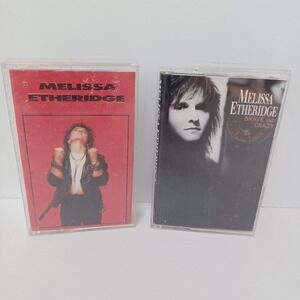 (Lot of 2) Cassette Tapes Melissa Etheridge Brave‎ and Crazy 1988 89 Island Rec